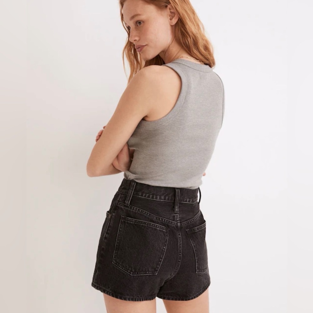 Madewell Black Jean Shorts
